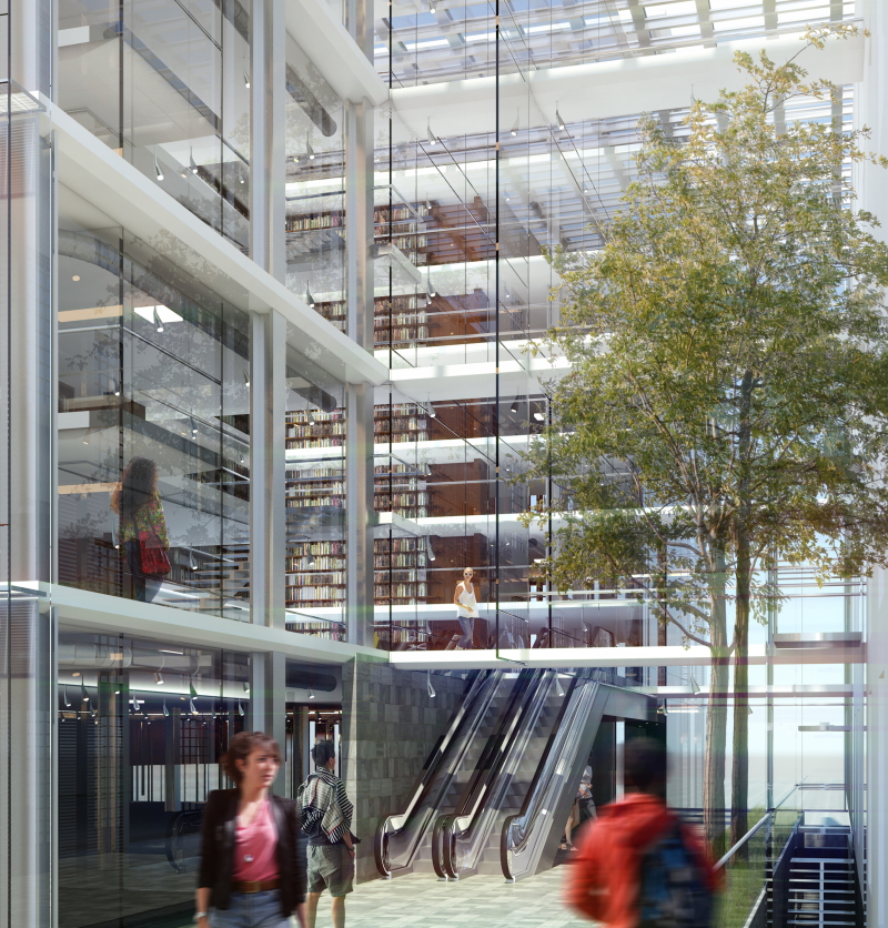 Central University Library - Cluj, 
Bibliothéque centrale universitaire, Dragan Architecture, Paris, 2010